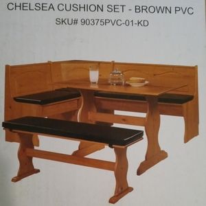 Leather Seat Cushions for Dining Nook